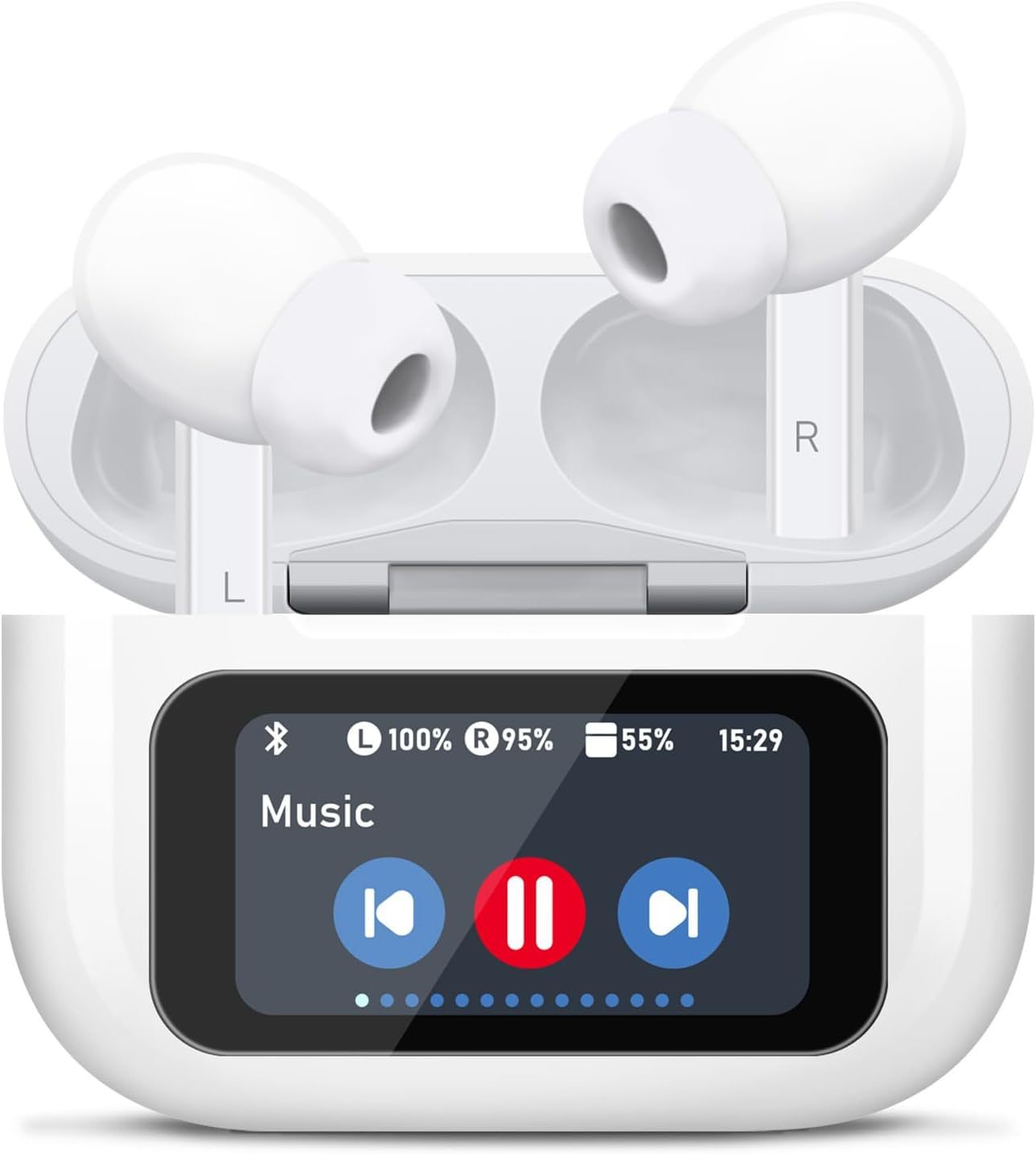 Bluetooth Earbuds ANC ENC - Touchscreen | Tillmart
