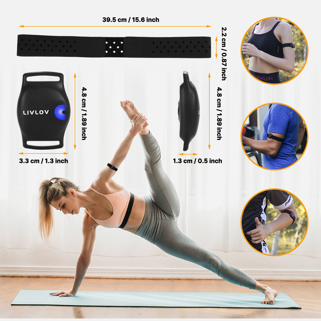 Outdoor Fitness Tracker V9 - Heart Rate Monitor | Tillmart