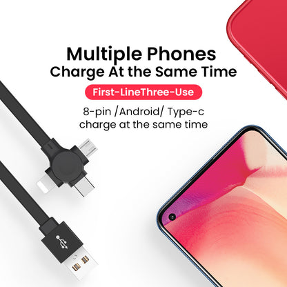4-in-1 Charging Cable Macaron - Phone Stand | Tillmart