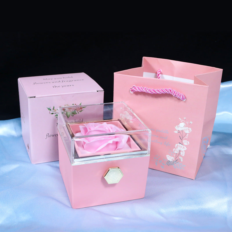 Romantic Soap Flower Gift Box - Jewelry Pack | Tillmart