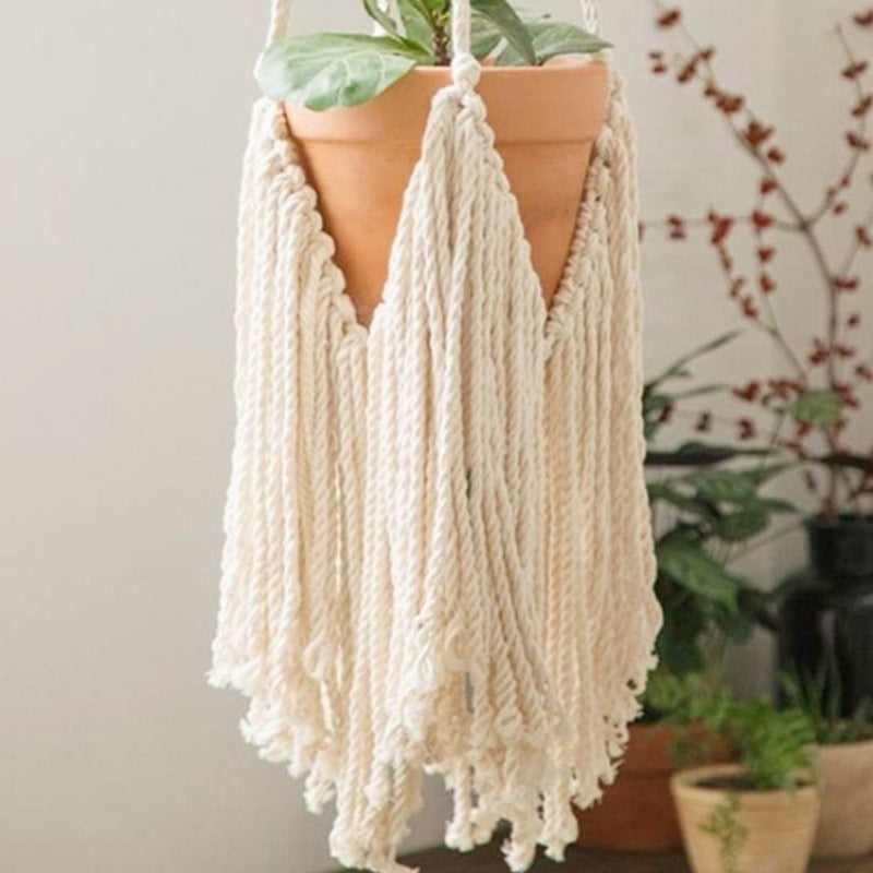 Woven Hanging Plant Holder for Decor | Tillmart