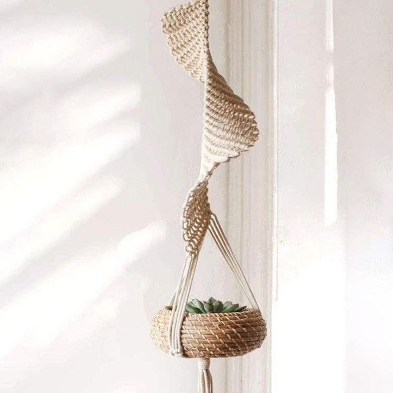 Woven Hanging Plant Holder for Decor | Tillmart
