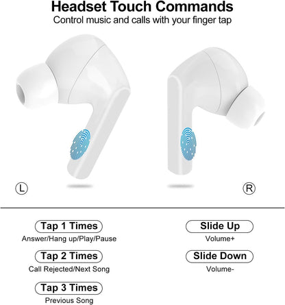 Bluetooth Earbuds ANC ENC - Touchscreen | Tillmart