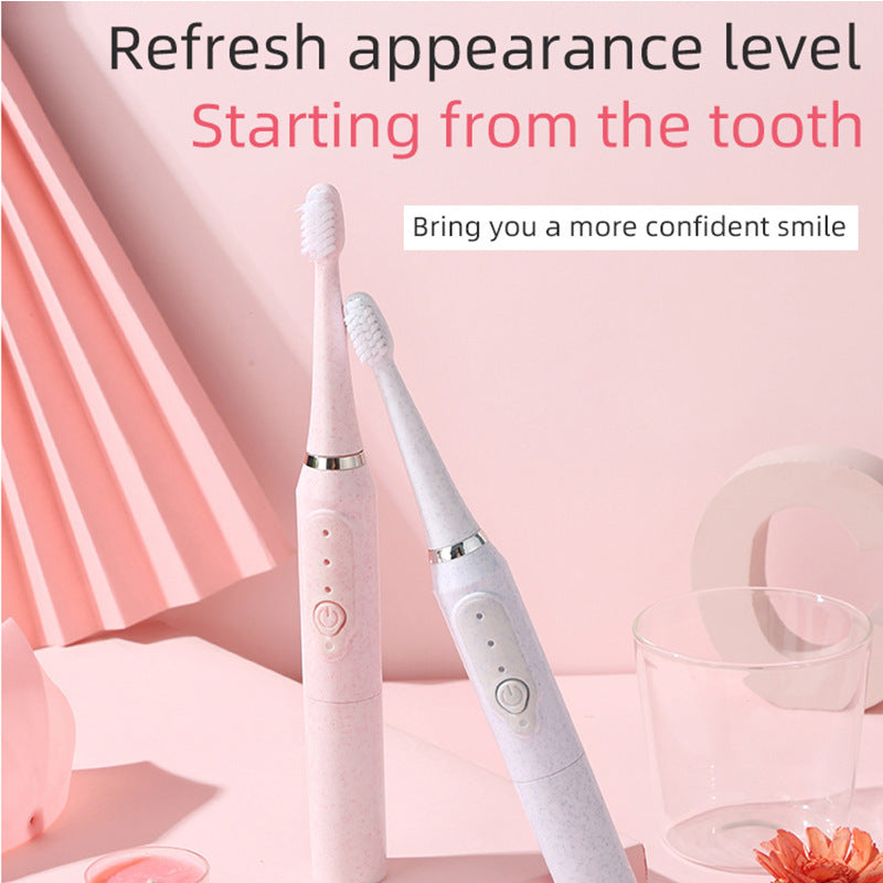 Electric Toothbrush with Two Brush Heads| Tillmart